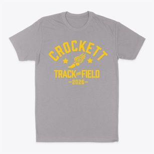 David Crockett Middle School Track and Field Classic Dad T-Shirt