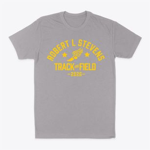 Robert L Stevens Elementary School Track and Field Classic Dad T-Shirt