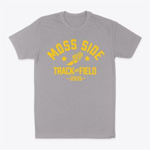 Moss Side Elementary School Track and Field Classic Dad T-Shirt