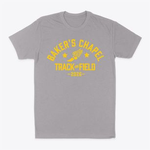 Baker's Chapel Elementary School Track and Field Classic Dad T-Shirt