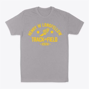 Henry W Longfellow Middle School Track and Field Classic Dad T-Shirt