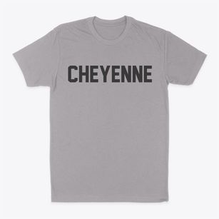 Cheyenne Wyoming Classic Block Classic Dad T-Shirt