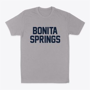 Bonita Springs Florida Classic Block Classic Dad T-Shirt