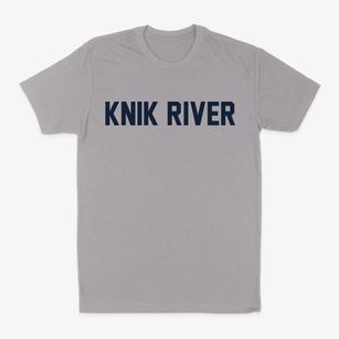 Knik River Alaska Classic Block Classic Dad T-Shirt