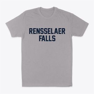 Rensselaer Falls New York Classic Block Classic Dad T-Shirt