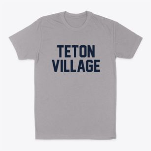 Teton Village Wyoming Classic Block Classic Dad T-Shirt