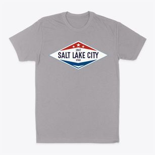 Salt Lake City Utah Diamond Star Classic Dad T-Shirt