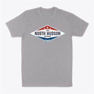 North Hudson Wisconsin Diamond Star Classic Dad T-Shirt