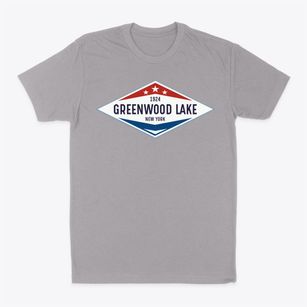 Greenwood Lake New York Diamond Star Classic Dad T-Shirt