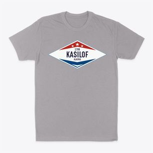 Kasilof Alaska Diamond Star Classic Dad T-Shirt