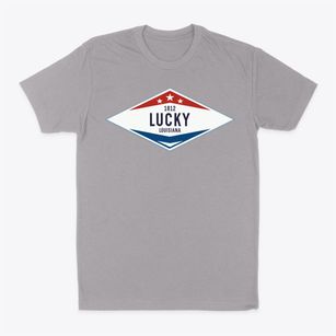 Lucky Louisiana Diamond Star Classic Dad T-Shirt