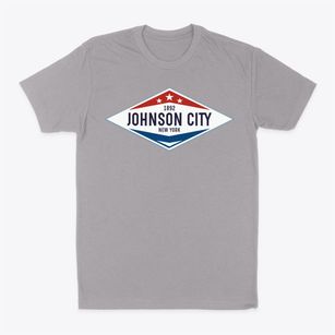 Johnson City New York Diamond Star Classic Dad T-Shirt