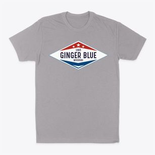 Ginger Blue Missouri Diamond Star Classic Dad T-Shirt