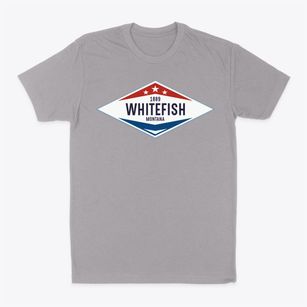 Whitefish Montana Diamond Star Classic Dad T-Shirt
