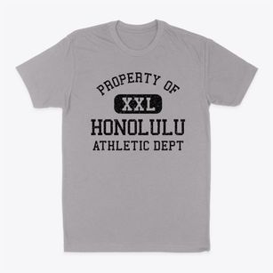 Honolulu Hawaii Athletic Dept Classic Dad T-Shirt