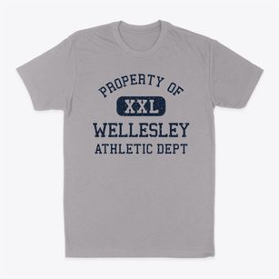 Wellesley Massachusetts Athletic Dept Classic Dad T-Shirt