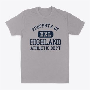 Highland Indiana Athletic Dept Classic Dad T-Shirt
