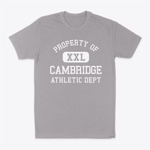 Cambridge Maine Athletic Dept Classic Dad T-Shirt