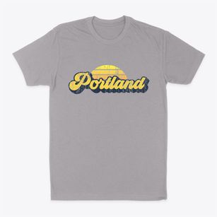 Portland New York Sublime Sunset Classic Dad T-Shirt
