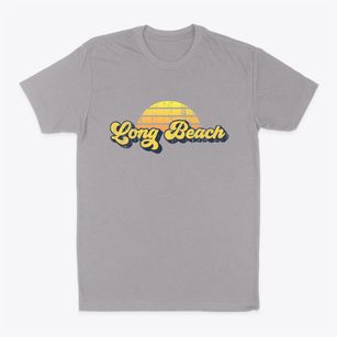 Long Beach California Sublime Sunset Classic Dad T-Shirt