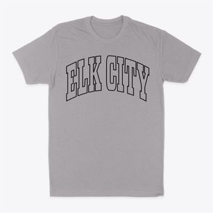 Elk City Idaho Trendy Block Classic Dad T-Shirt