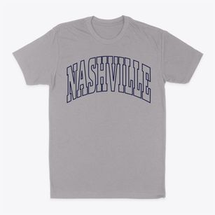 Nashville North Carolina Trendy Block Classic Dad T-Shirt