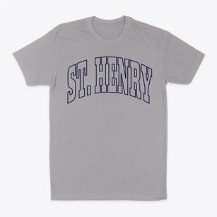 St. Henry Ohio Trendy Block Classic Dad T-Shirt