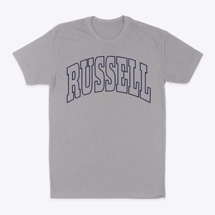 Russell Massachusetts Trendy Block Classic Dad T-Shirt