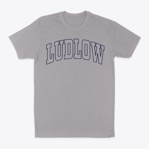 Ludlow Massachusetts Trendy Block Classic Dad T-Shirt