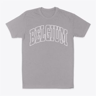 Belgium Wisconsin Trendy Block Classic Dad T-Shirt