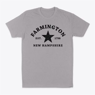 Farmington New Hampshire Star Classic Dad T-Shirt