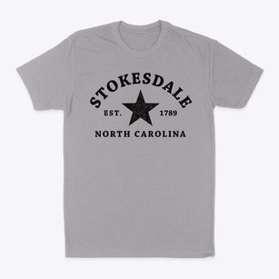 Stokesdale North Carolina Star Classic Dad T-Shirt