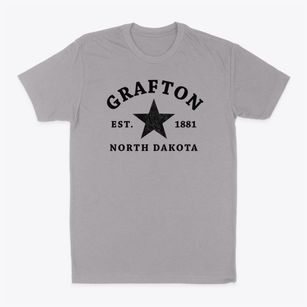 Grafton North Dakota Star Classic Dad T-Shirt