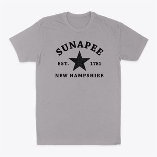 Sunapee New Hampshire Star Classic Dad T-Shirt