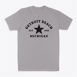 Detroit Beach Michigan Star Classic Dad T-Shirt