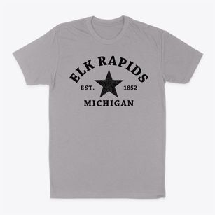 Elk Rapids Michigan Star Classic Dad T-Shirt
