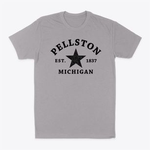 Pellston Michigan Star Classic Dad T-Shirt
