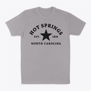 Hot Springs North Carolina Star Classic Dad T-Shirt