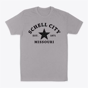 Schell City Missouri Star Classic Dad T-Shirt