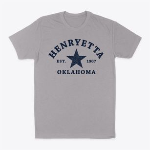 Henryetta Oklahoma Star Classic Dad T-Shirt