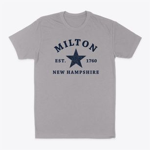 Milton New Hampshire Star Classic Dad T-Shirt