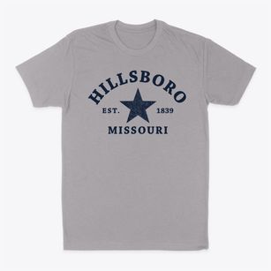 Hillsboro Missouri Star Classic Dad T-Shirt