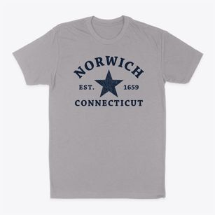 Norwich Connecticut Star Classic Dad T-Shirt
