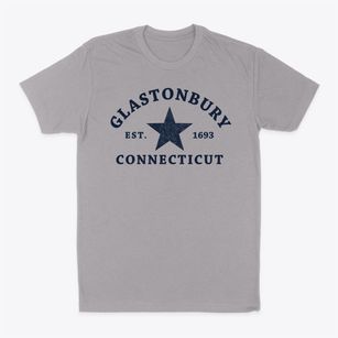 Glastonbury Connecticut Star Classic Dad T-Shirt