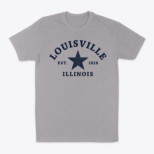 Louisville Illinois Star Classic Dad T-Shirt