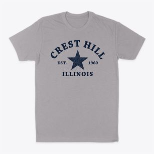 Crest Hill Illinois Star Classic Dad T-Shirt