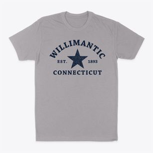 Willimantic Connecticut Star Classic Dad T-Shirt