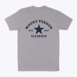 Mount Vernon Illinois Star Classic Dad T-Shirt