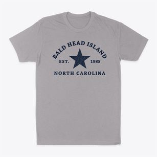 Bald Head Island North Carolina Star Classic Dad T-Shirt