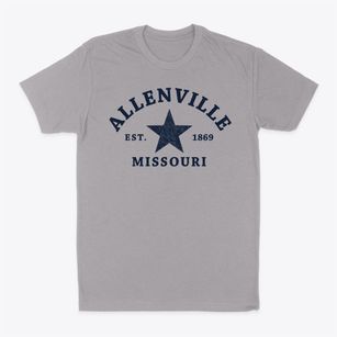 Allenville Missouri Star Classic Dad T-Shirt
